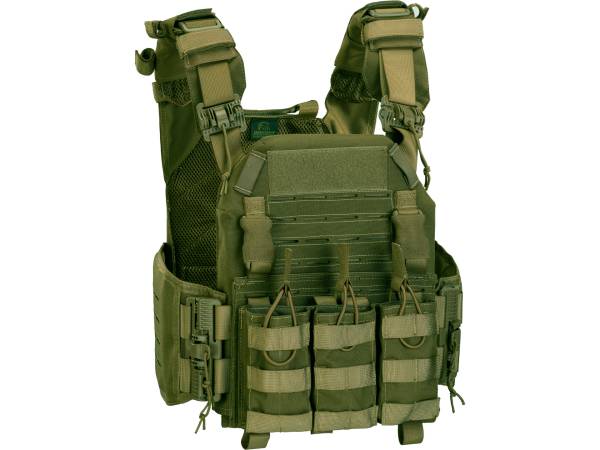 DEFCON 5 STORM PLATE CARRIER WITH QUICK RELEASE SYSTEM + TRIPLE MAG. POUCH