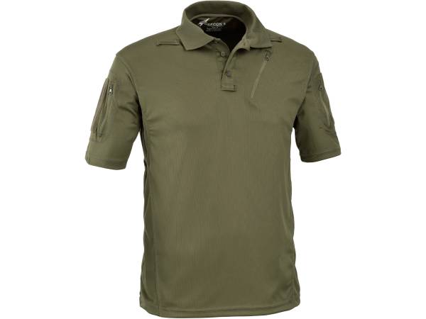 DEFCON 5 POLO TATTICO A MANICHE CORTE CON TASCHE D5-1726 OD