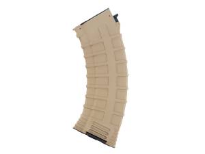 500rd AK47 Reinforced Polymer Magazine - Dark Earth