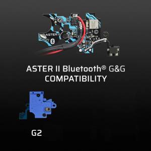 ASTER II Bluetooth® EXPERT for G&G
G2 Gearbox + Adjustable Quantum
Trigger 2 [AEG & HPA]