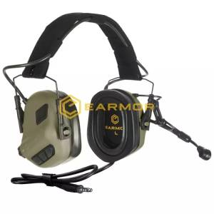 Earmor M32H PLUS Electronic Hearing Protector Foliage Green
