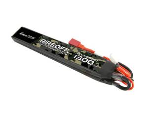 Gens ace 25C 1300mAh 2S1P 7.4V Saddle Airsoft Gun Lipo Battery with T
Plug