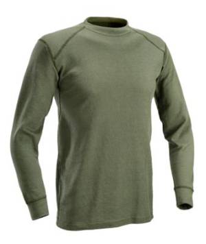 Tactical Thermal Shirt Long Sleeve 50% Cotton / 50%
Polyester OD GREEN