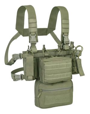 Combo Mini Chest Rig 900D Poly Molle