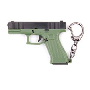 Portachiavi Glock 19 Verde-Nero 6,5 cm