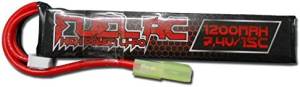 Batteria 7.4V 1500 mAh stick  fuel RC