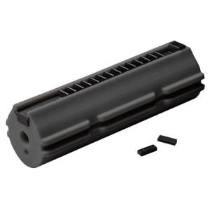 Pistone ZERO-SHOCK alleggerito in tecnopolimero caricato fibra di carbonio con cremagliera rinforzata full metal rack 14 denti Fps