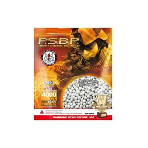 AIRSOFT 6mm BB PELLETS PSBP 0,25G WHITE