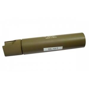 SILENZIATORE FUCILE SOFTAIR M4 TAN MM 190X35  SIL12T