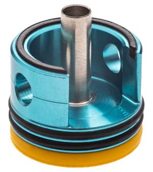 Testa cilindro di seconda versione
in ergal con due oring di tenuta