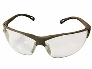 Protective glasses, Adjustable temples, Clear, Tan