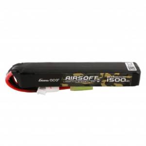 Gens ace 25C 1500mAh 3S1P 11.1V Airsoft Gun Lipo
Battery with mini Tamiya Plug