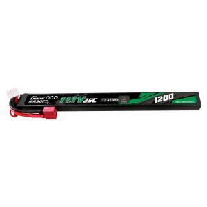 Gens Ace 25C 1200mAh 3S1P 11.1V Airsoft 
Gun Lipo Battery with Deans(T) Plug Long size