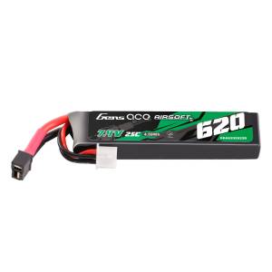 Gens ace 25C 620mAh 2S1P 7.4V Airsoft Gun 
Lipo Battery with Mini Deans(T) Plug