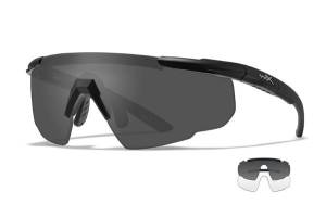 WILEY X SABER ADVANCED MOD. 317 WITH 2 LENS ( SMOKE / CLEAR )