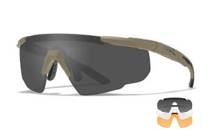 Saber Advanced 3 Lenses (SMOKE GREY+CLEAR+Light RUST)
TAN Frame