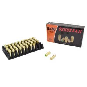 BLANK CARTRIDGES CALIBER 8mm - 50 CARTR