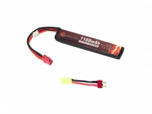 Batteria Li-Po 7,4V 1100Mah 20C Evolution + adattatore