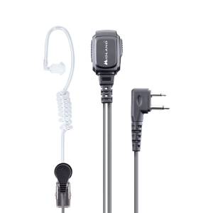 MICROFONO CON AURICOLARE PNEUMATICO
(MA31-L PRO) - 2 pin a L